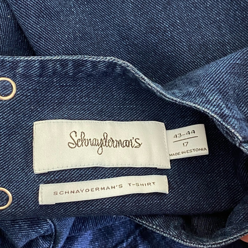 Shnayderman’s Denim Long Sleeve Top - Picture 7 of 9